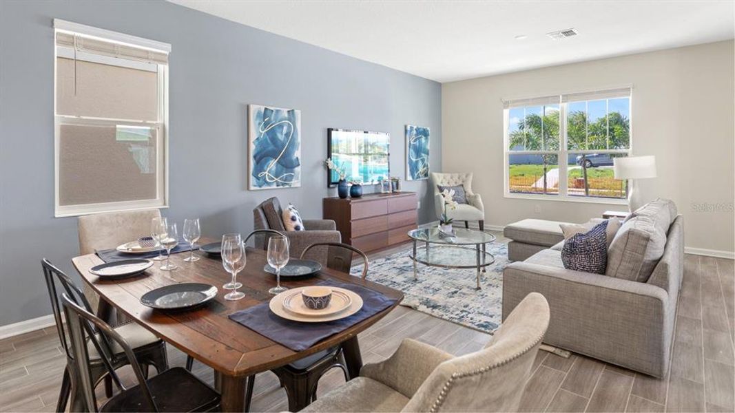 Furnished interior view inside a new home in , Clermont (Image 8).