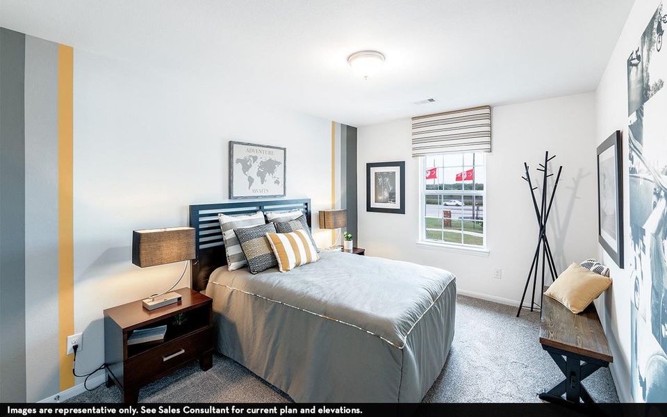 Furnished interior view inside a new home in Pecan Estates, Crosby (Image 18).