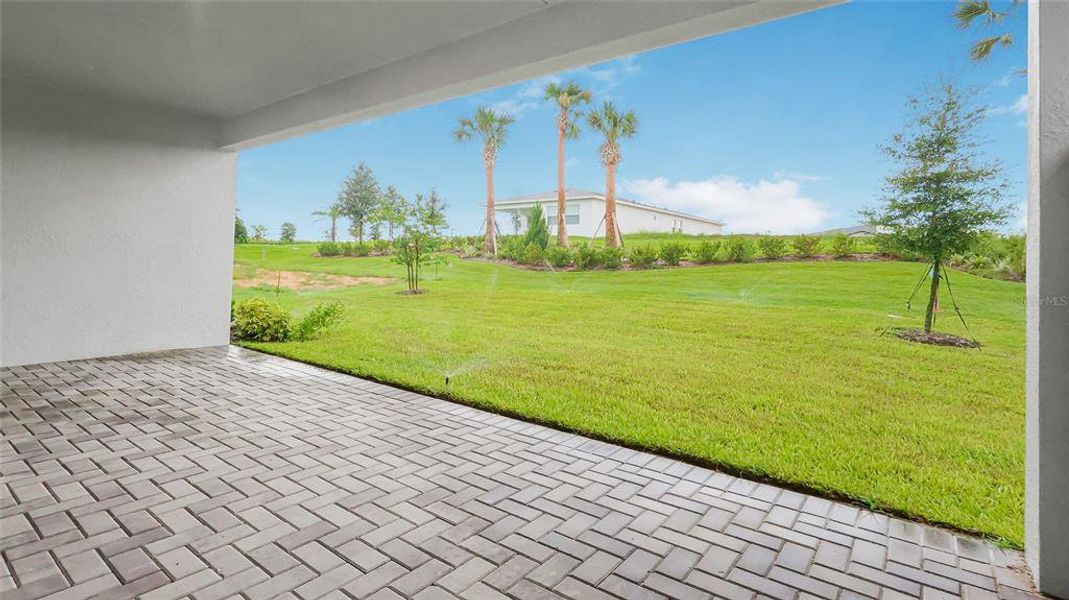 Exterior details and patio area of a home in Cresswind at Lake Harris, Tavares (Image 30). Exterior details and patio area of a home in Cresswind at Lake Harris, Tavares (Image 30).