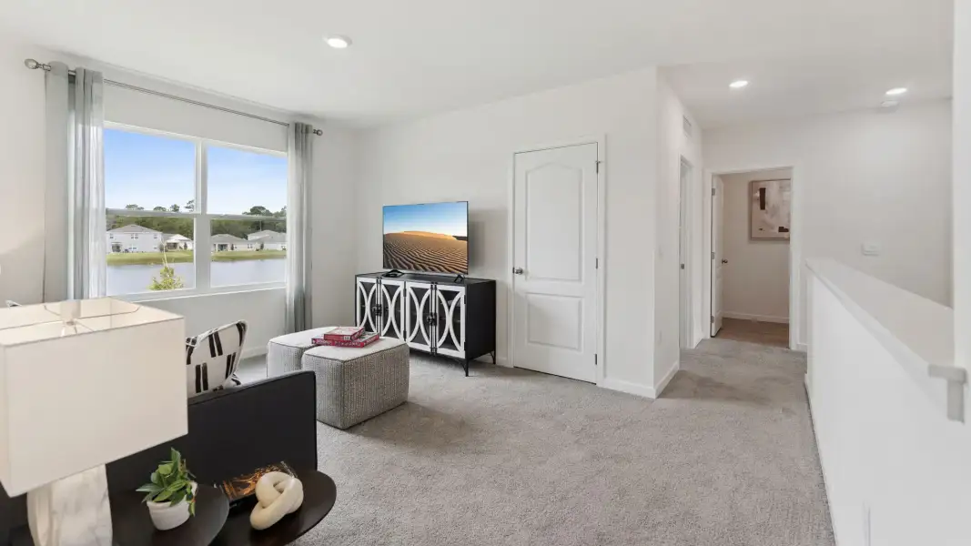 Furnished interior view inside a new home in Harmony West, St. Cloud (Image 14).