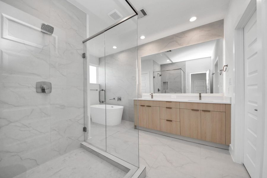 Furnished interior view inside a new home in , Houston (Image 13).