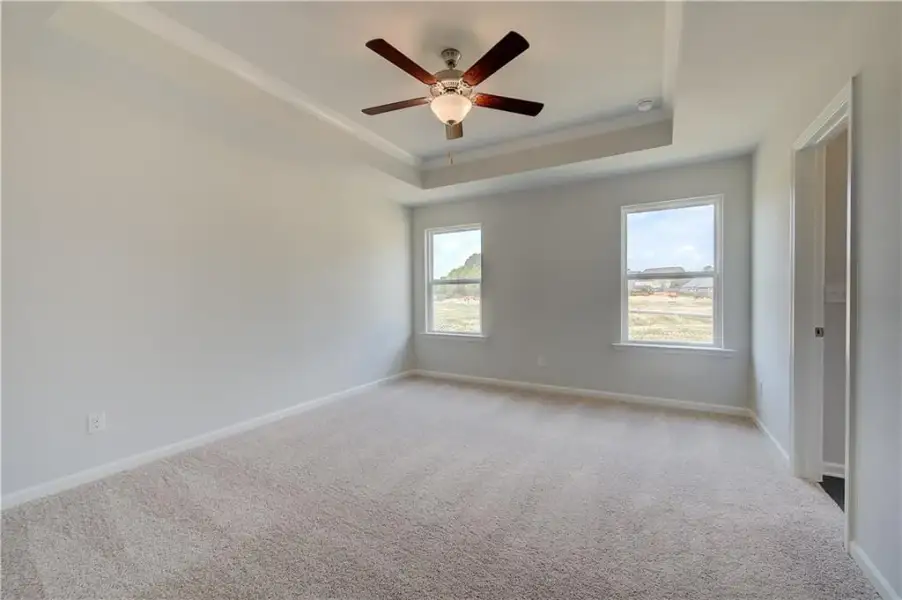 Spacious, unfurnished interior of a new home in Langley Overlook, Loganville (Image 16). Spacious, unfurnished interior of a new home in Langley Overlook, Loganville (Image 16).