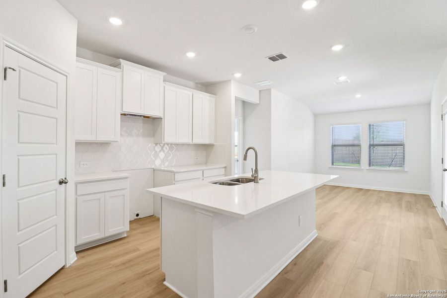 Furnished interior view inside a new home in Royal Crest, San Antonio (Image 9). Furnished interior view inside a new home in Royal Crest, San Antonio (Image 9).