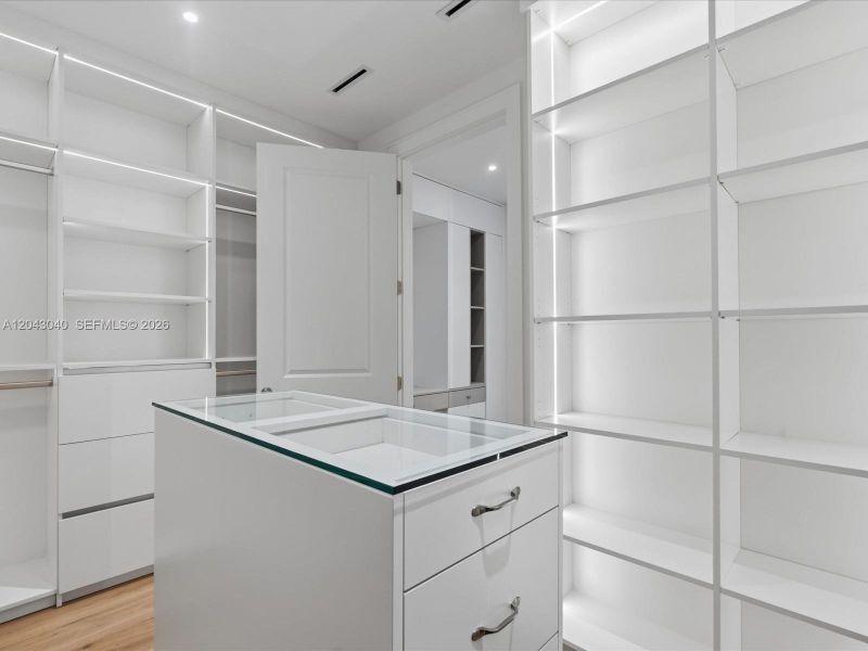 Furnished interior view inside a new home in , South Miami (Image 44).