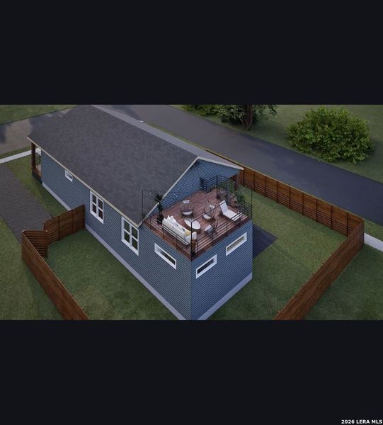 Exterior rendering of this home design in , San Antonio, TX (Image 4).