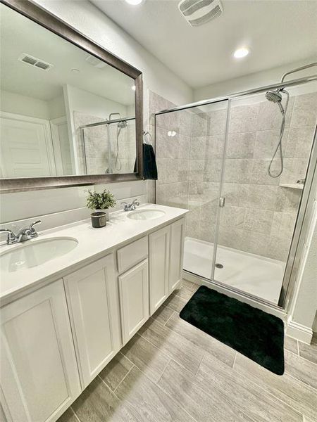 Furnished interior view inside a new home in , Watauga (Image 10). Furnished interior view inside a new home in , Watauga (Image 10).