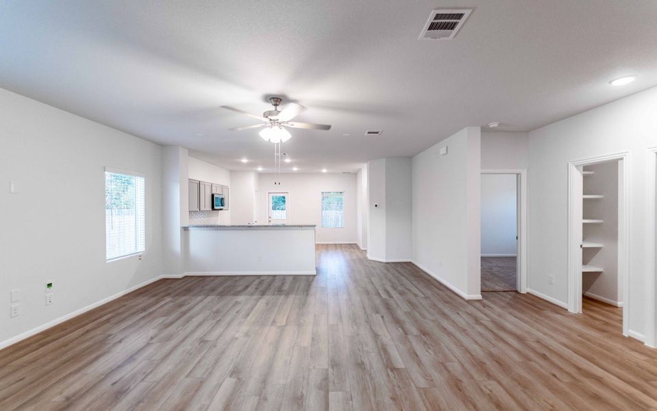 Furnished interior view inside a new home in Grande Estates, Bertram (Image 4). Furnished interior view inside a new home in Grande Estates, Bertram (Image 4).