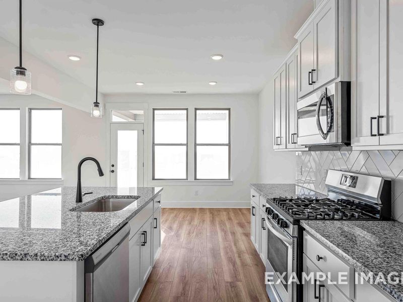 Representative furnished interior of a home built from the The Willow C by Davidson Homes LLC in Woods Crossing, Gallatin (Image 18).