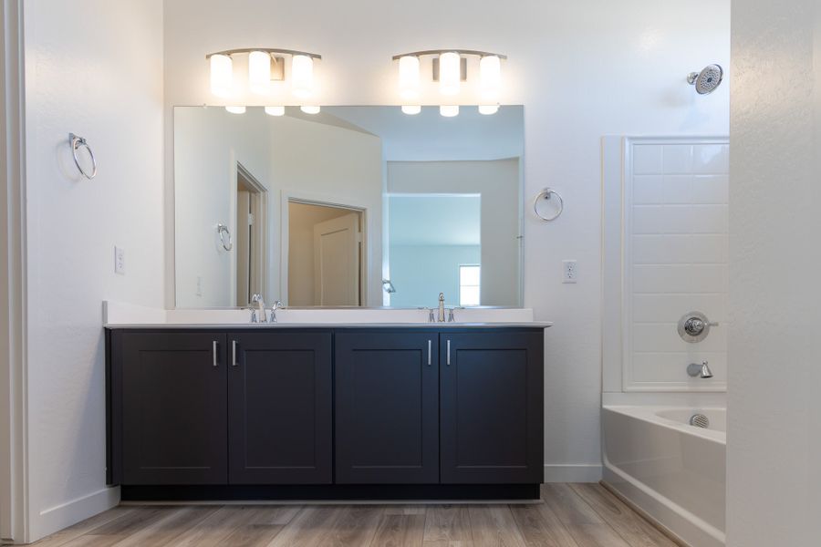 Furnished interior view inside a new home in Rancho Santa Rosa, Maricopa (Image 11).