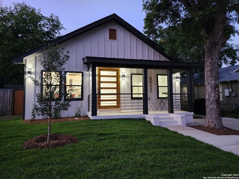 Front exterior of a new home in , San Antonio, TX, highlighting curb appeal (Image 20).