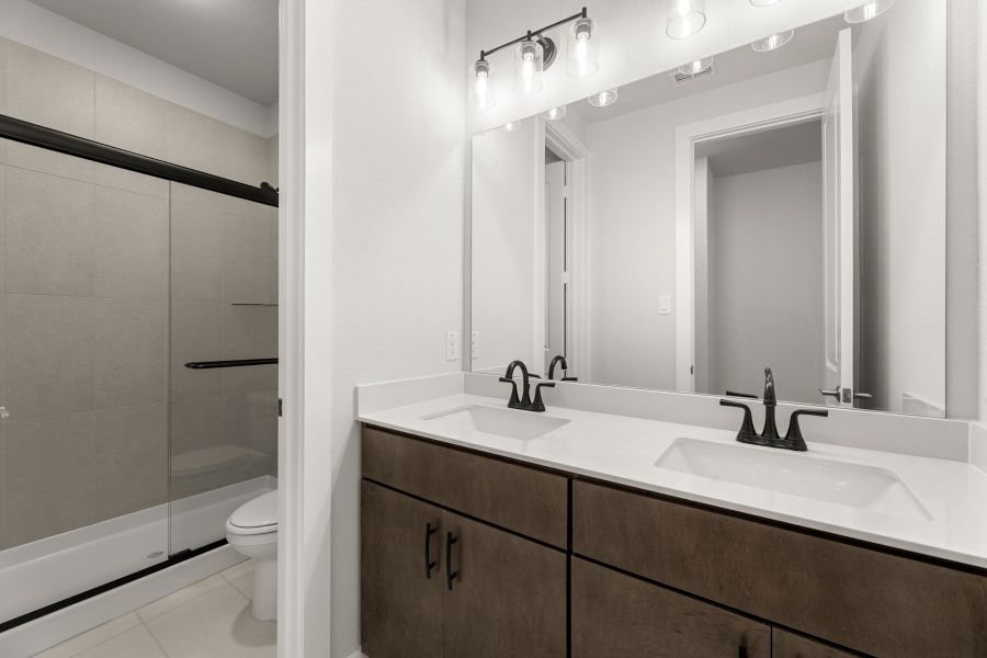 Furnished interior view inside a new home in Painted Tree, McKinney (Image 5).