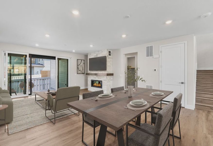 Homesite 289 Dining + Great Room - Virtually Staged - 5 of 15 Homesite 289 Dining + Great Room - Virtually Staged - 5 of 15
