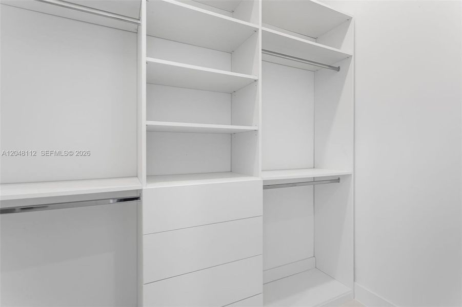 Custom Built His & Her Closet
