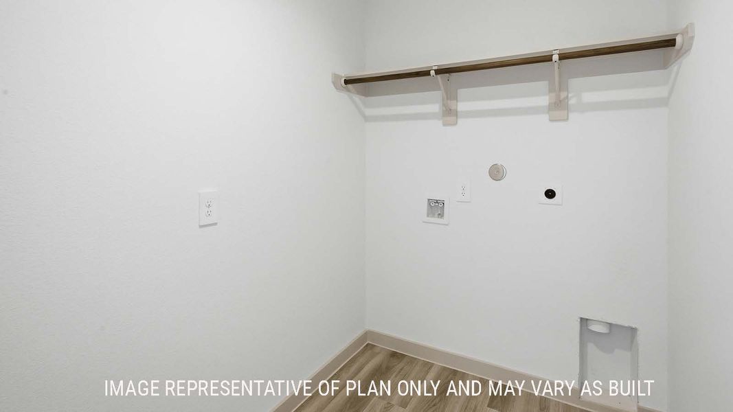 Representative unfurnished interior of a home built from the Kingston by D.R. Horton in China Grove, China (Image 30).