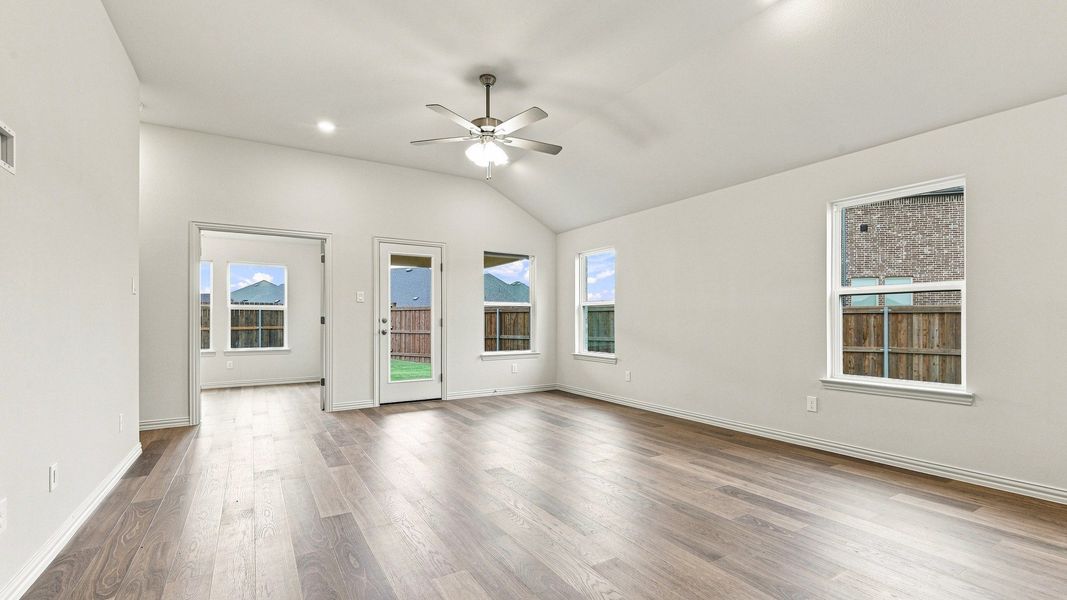 Furnished interior view inside a new home in The Oaks, Red Oak (Image 14). Furnished interior view inside a new home in The Oaks, Red Oak (Image 14).