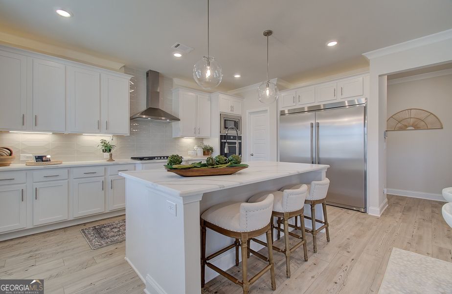Furnished interior view inside a new home in Mallard’s Landing, Jefferson (Image 43).