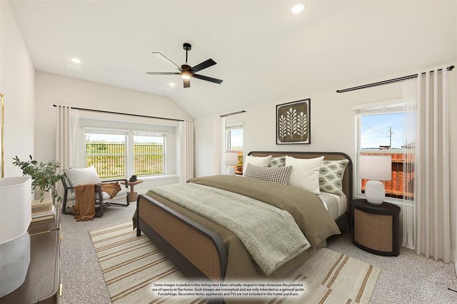 Furnished interior view inside a new home in Godley Ranch Classic, Godley (Image 9). Furnished interior view inside a new home in Godley Ranch Classic, Godley (Image 9).