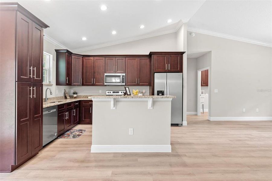 Kitchen Area with Breakfast Bar