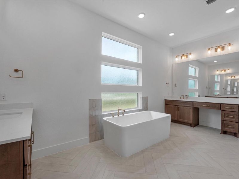 Furnished interior view inside a new home in The Estates at James Lane, Fulshear (Image 13).
