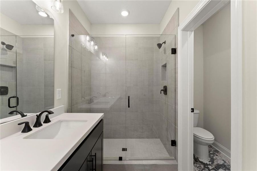 Furnished interior view inside a new home in West Highlands, Atlanta (Image 11). Furnished interior view inside a new home in West Highlands, Atlanta (Image 11).