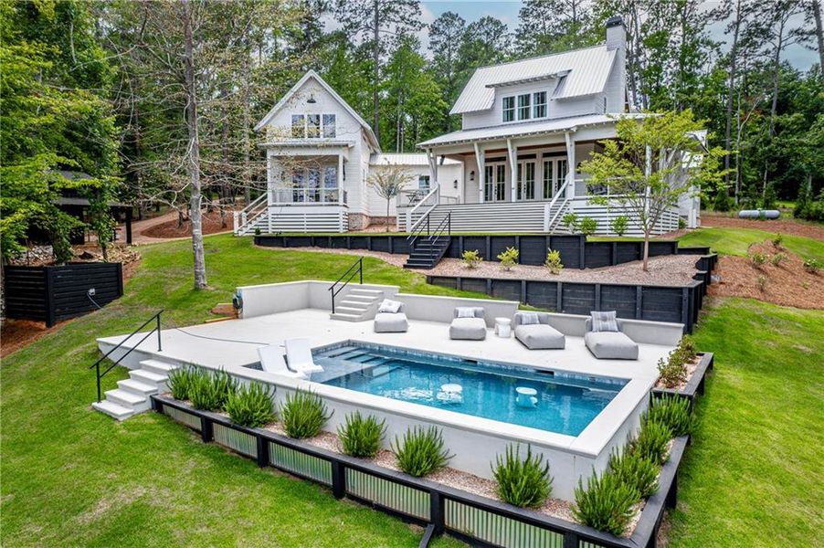 Exterior details and patio area of a home in , Eatonton (Image 36). Exterior details and patio area of a home in , Eatonton (Image 36).