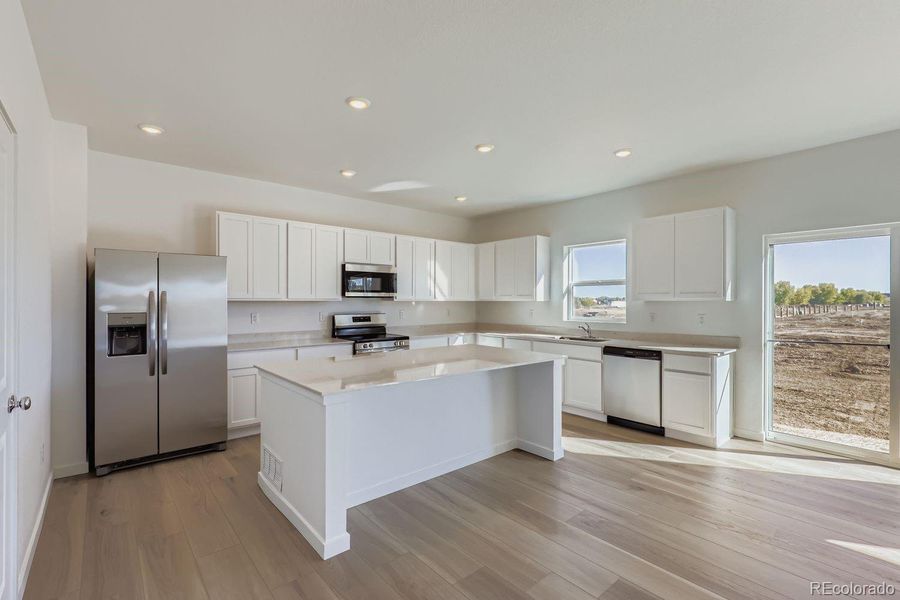 Furnished interior view inside a new home in Eastcreek Farm: The Camden Collection, Thornton (Image 4).