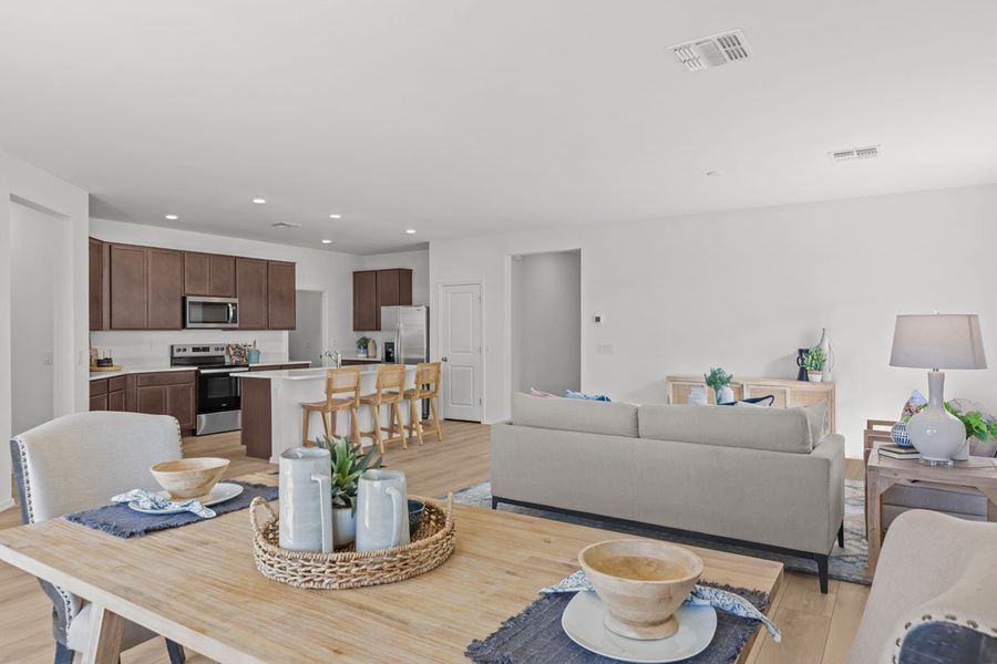 Furnished interior view inside a new home in Skyline Village Enclaves, San Tan Valley (Image 5). Furnished interior view inside a new home in Skyline Village Enclaves, San Tan Valley (Image 5).