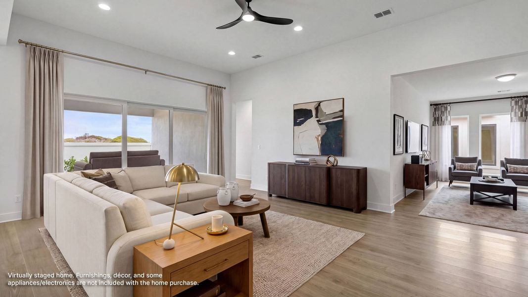 Furnished interior view inside a new home in Reserve at Berry Bay, Wimauma (Image 6).
