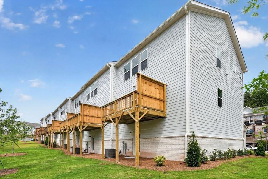 Exterior details and patio area of a home in Somerset at Veterans Memorial, Mableton (Image 3). Exterior details and patio area of a home in Somerset at Veterans Memorial, Mableton (Image 3).