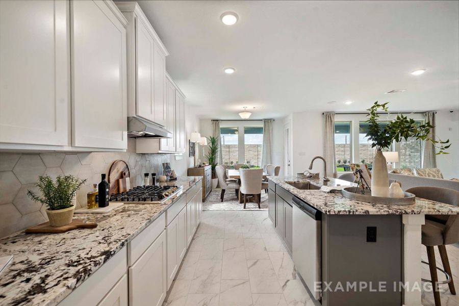 Representative furnished interior of a home built from the The Philip A with 3-Car Garage by Davidson Homes LLC in Lago Mar, Texas City (Image 7).