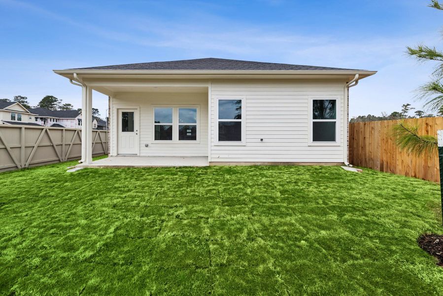 The Cardinal II- Rear Covered Patio The Cardinal II- Rear Covered Patio