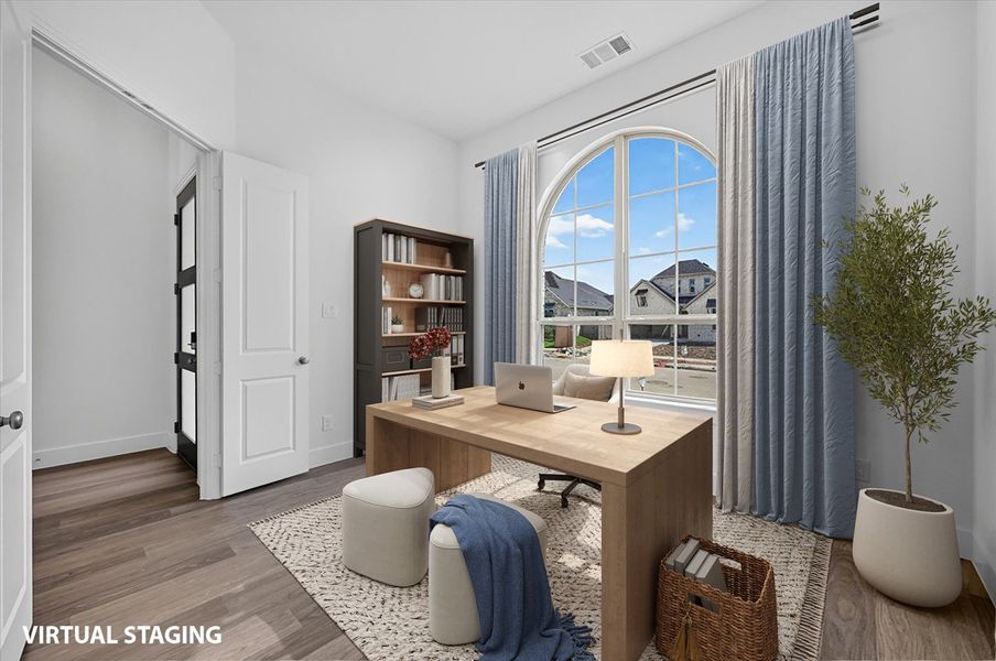 Furnished interior view inside a new home in Landmark, Denton (Image 8).