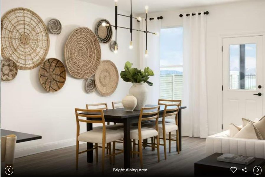 Interior photos- Photo of Pulte model home with same floor plan, not of actual home listed.