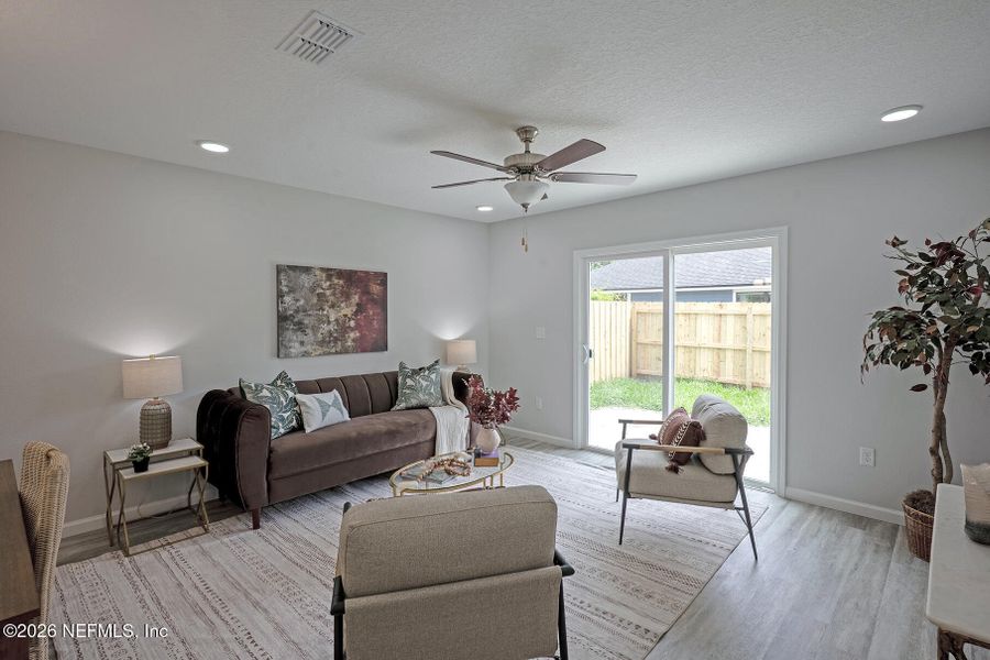 Furnished interior view inside a new home in , Jacksonville (Image 10).