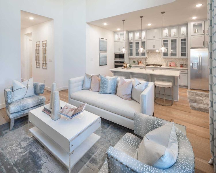 Representative furnished interior of a home built from the Ashford Plan by Highland Homes in Bridgeland Central: The Villas, Cypress (Image 13). Representative furnished interior of a home built from the Ashford Plan by Highland Homes in Bridgeland Central: The Villas, Cypress (Image 13).