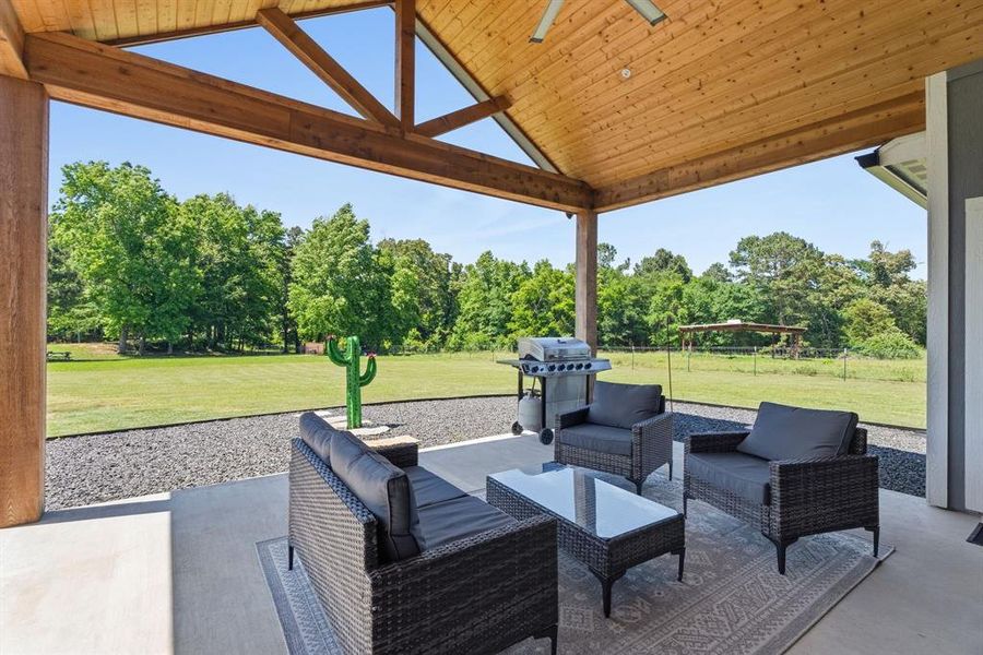 Exterior details and patio area of a home in , Winona (Image 20).