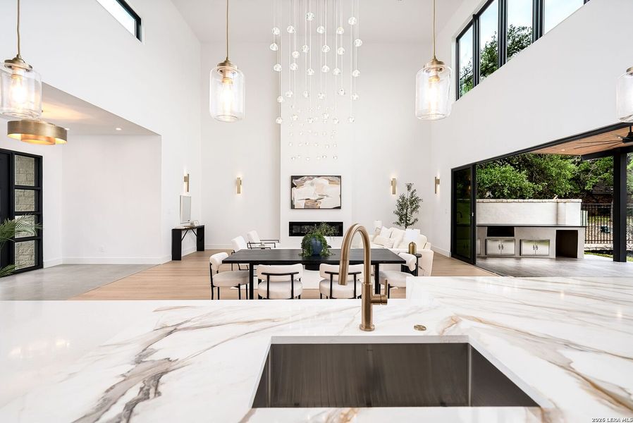 Furnished interior view inside a new home in , San Antonio (Image 32).