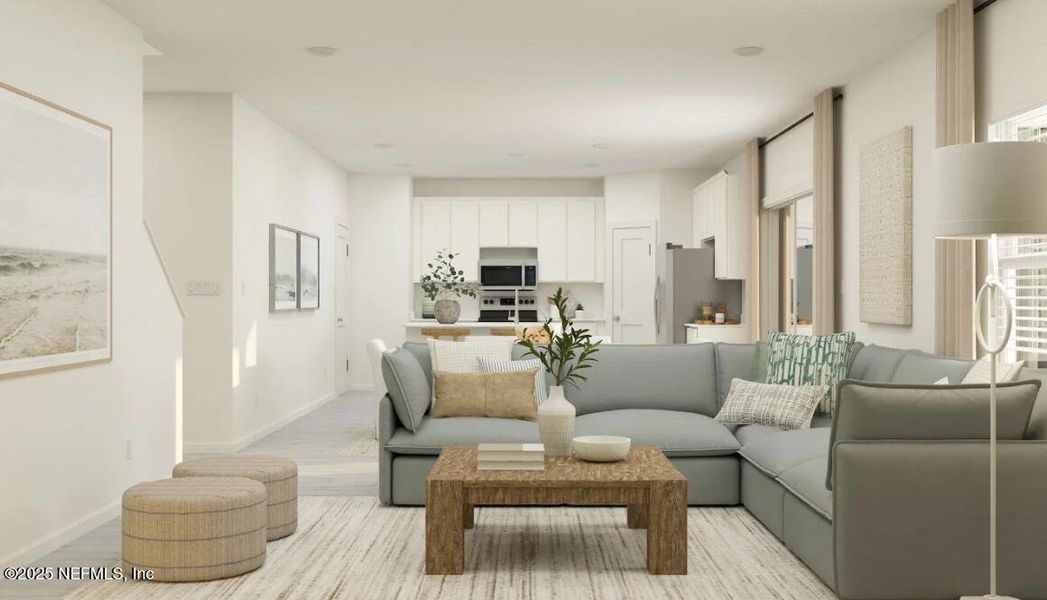 Furnished interior view inside a new home in Shearwater, St. Augustine (Image 11).