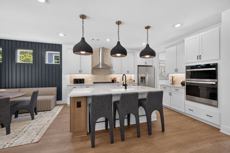 Representative furnished interior of a home built from the Wynfield by Pulte Homes in Bleckley Station, Ball Ground (Image 11).