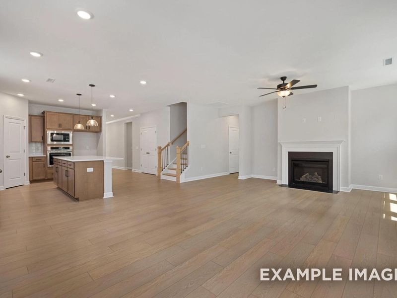 Spacious, unfurnished interior of a new home in Wendell Ridge, Wendell (Image 13).