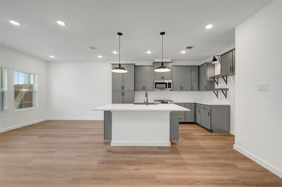 Furnished interior view inside a new home in Providence Commons, Providence Village (Image 6).