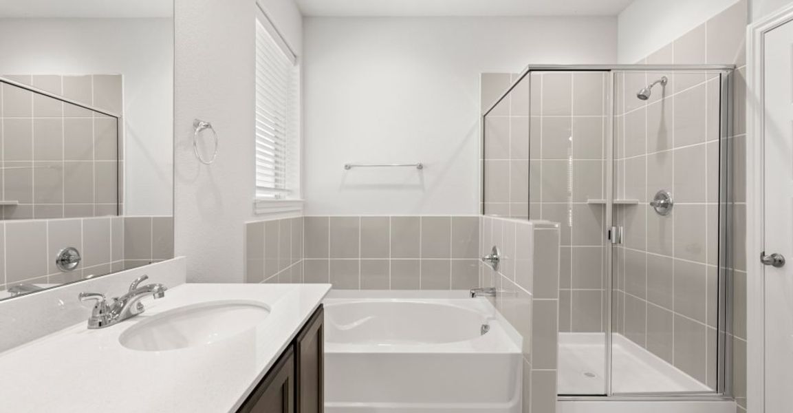 Representative exterior photo of a completed home built from the Hickory by Impression Homes in ValleyBrooke, Mesquite, TX (Image 14).