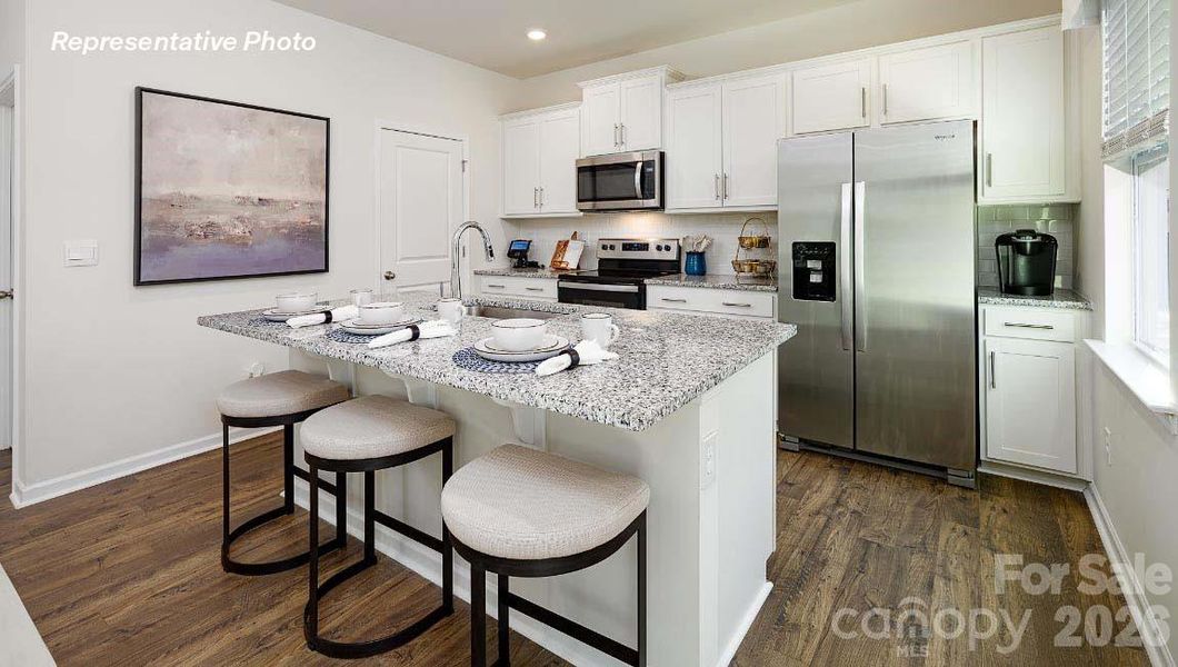 Furnished interior view inside a new home in Sonoma Hills, Charlotte (Image 3).