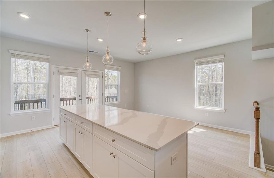Furnished interior view inside a new home in Daybreak, Newnan (Image 6).