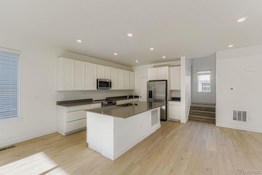 Furnished interior view inside a new home in Vermilion Creek, Centennial (Image 2). Furnished interior view inside a new home in Vermilion Creek, Centennial (Image 2).