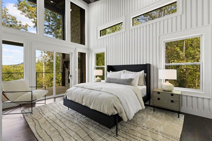 Furnished interior view inside a new home in , Mineral Bluff (Image 11).