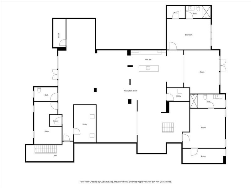 2D floor plan layout of this home in , Marietta, GA (Image 4).