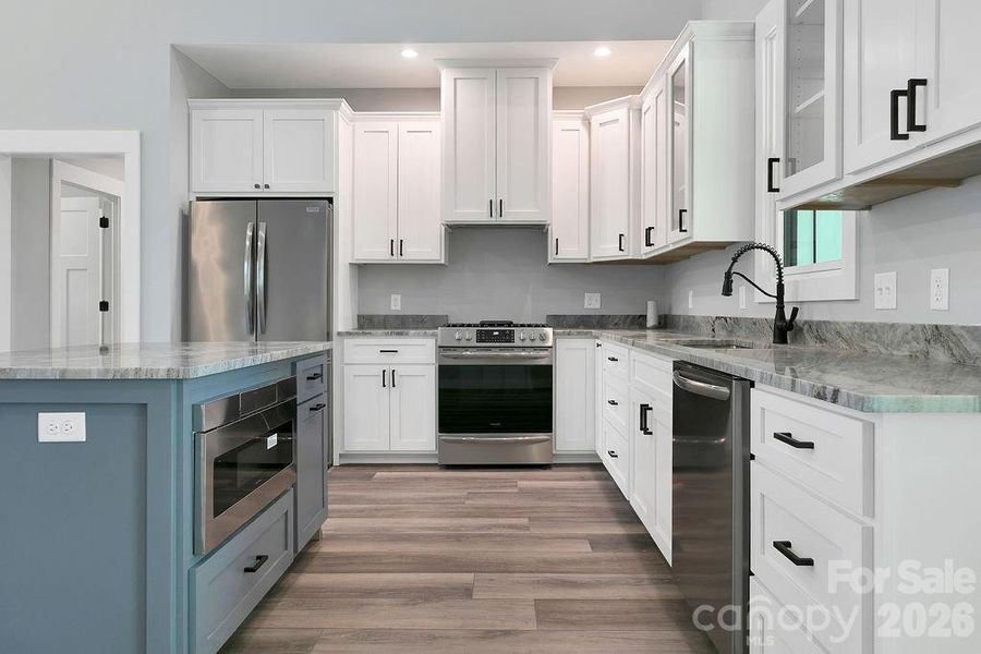 Furnished interior view inside a new home in , Mills River (Image 15).