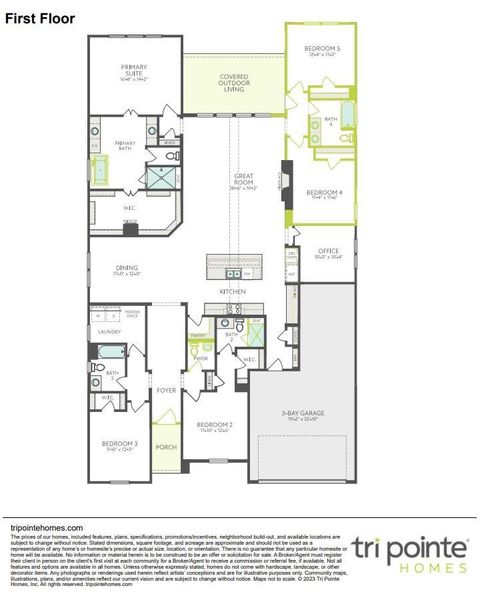 2D floor plan layout of this home in Woodson’s Reserve, Spring, TX (Image 3). 2D floor plan layout of this home in Woodson’s Reserve, Spring, TX (Image 3).