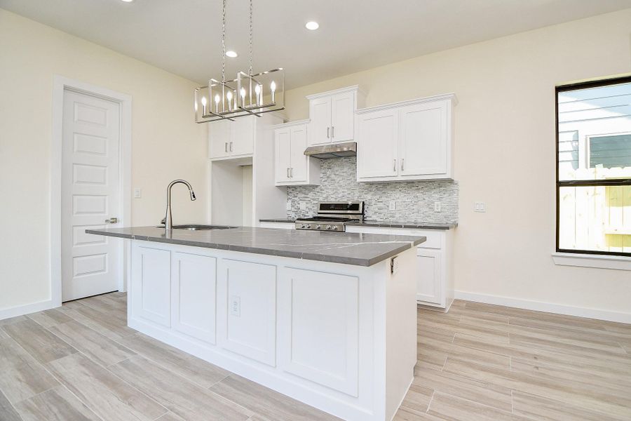 Furnished interior view inside a new home in , Houston (Image 10). Furnished interior view inside a new home in , Houston (Image 10).